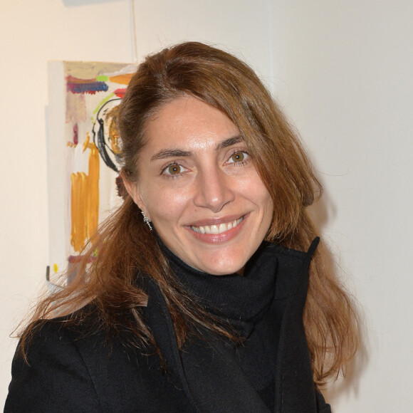 Caterina Murino - Vernissage des dernières toiles de l'artiste peintre C. Faindt à l'Espace Réduit à Paris, France, le 6 décembre 2017. © Veeren/Bestimage 