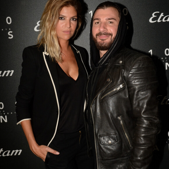 Michaël Youn et sa compagne Isabelle Funaro - 9e édition du "Etam Live Show" lors de la fashion week à Paris, le 27 septembre 2016. © Rachid Bellak/Bestimage