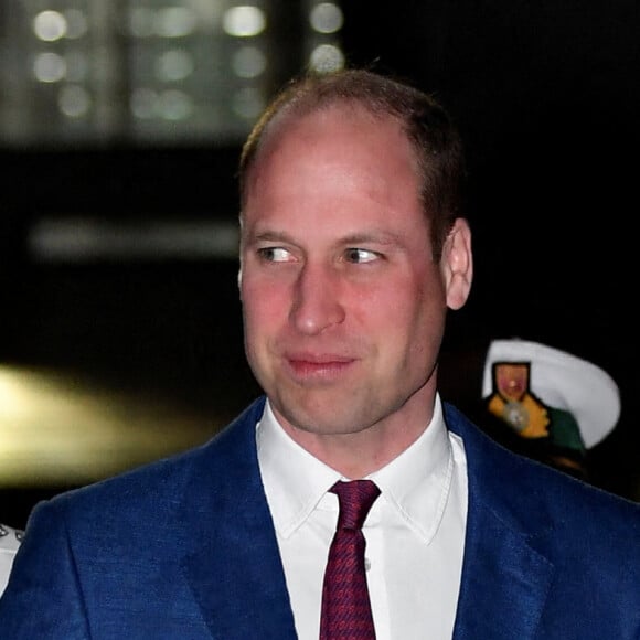 Le prince William et Kate Middleton quittent les Bahamas depuis l'aéroport international Lynden Pindling. Ce départ marque la fin de leur tournée dans les Caraïbes, au nom de la reine Elizabeth, pour célébrer son jubilé de platine. Le 26 mars 2022.