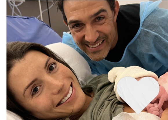 Jean-Pascal Lacoste et sa fiancée Delphine Tellier ont accueilli leur premier enfant ensemble - Instagram