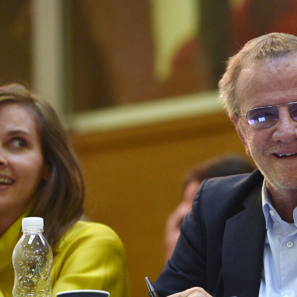 Ophélie Meunier et Christophe Lambert - 159e vente aux enchères des vins des Hospices de Beaune, le 17 novembre 2019. © Giancarlo Gorassini/Bestimage