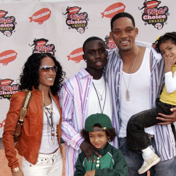 Will Smith et Jada Pinkett Smith en famille - Cérémonie des Nickelodeon Kids Choice Awards à Westwood.