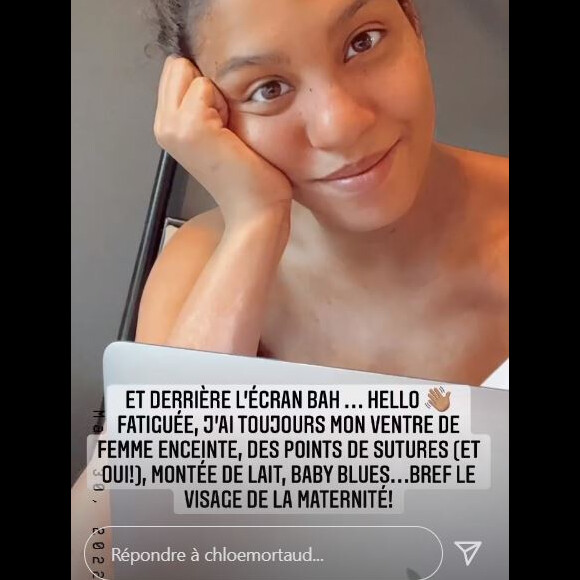 Chloé Mortaud se confie après la naissance de sa fille Maeva