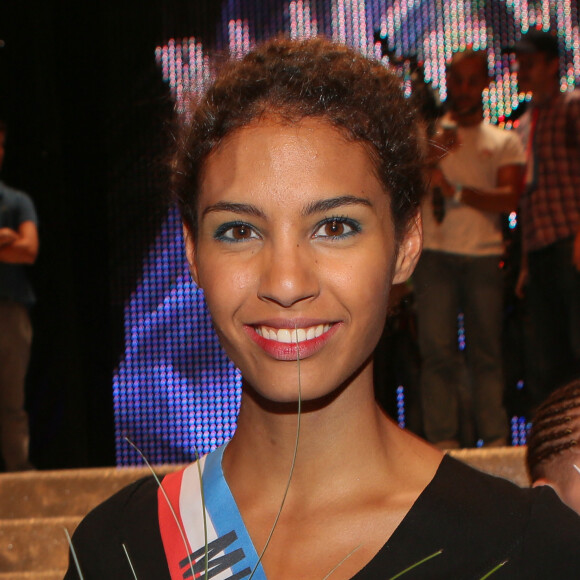 Chloé Mortaud - Arrivées au dernier défilé de mode "Jean-Paul Gaultier", collection prêt-à-porter printemps-été 2015, au Grand Rex à Paris. Le 27 septembre 2014 