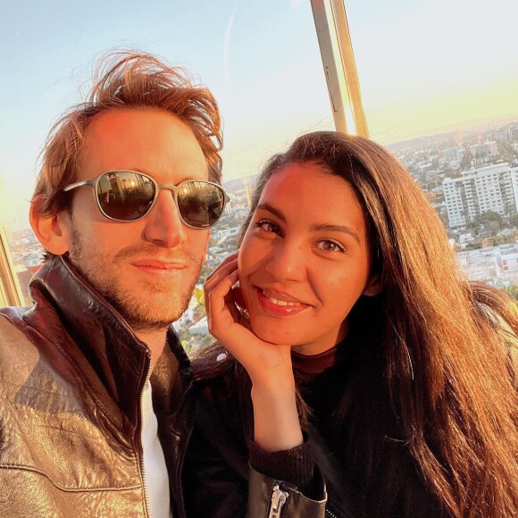Chloé Mortaud avec son mari David Dean Neiger
