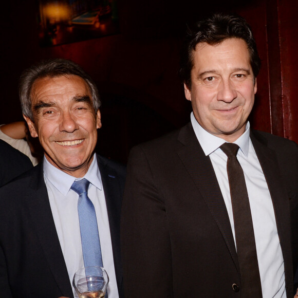 Laurent Gerra et ses parents Jean Christian et Nicole Gerra - Lancement du livre de Laurent Gerra "Carnets d'un sale gosse", soirée organisée par Five Eyes Production, au Buddha-Bar à Paris © Rachid Bellak/Bestimage