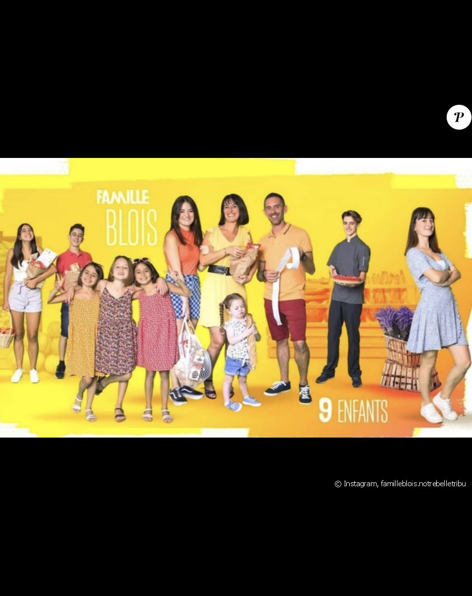 Diana Blois (Familles nombreuses, la vie en XXL) et sa famille sur Instagram