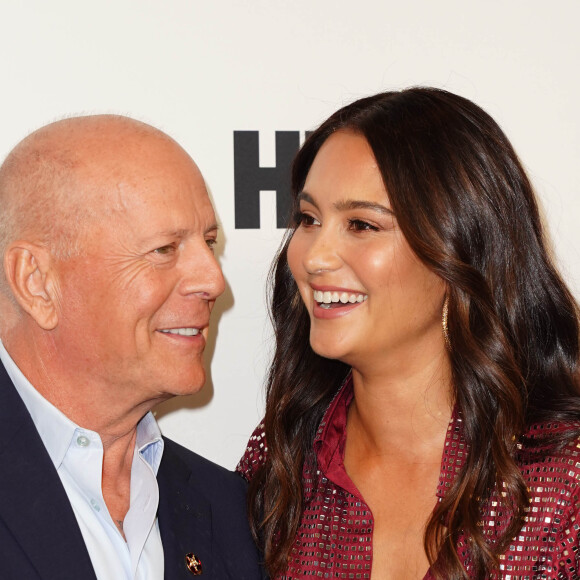 Bruce Willis et sa femme Emma Heming Willis - Les célébrités lors de la première du film 'Brooklyn Affairs' à l'occasion de la 57ème édition du Festival du Film de New York, le 11 octobre 2019.