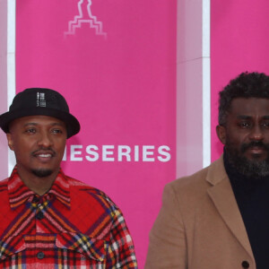 Mateo, Soprano, Djamal et DJ Mej - Cérémonie d'ouverture de la 5e saison du Festival International des Séries "Canneseries" à Cannes, le 1er avril 2022. © Denis Guignebourg/BestImage