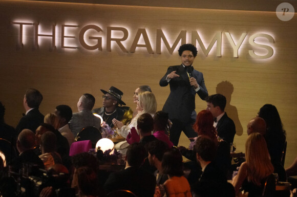 Le présentateur Trevor Noah lors des Grammy Awards à Las Vegas le 3 avril 2022