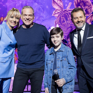 Exclusif - Garou, Leo, Jérôme Anthony et Élodie Gossuin - Enregistrement de l'émission "Ce soir on chante pour l'Unicef - Urgence Ukraine", au Dôme de Paris et diffusée le 5 avril sur W9 © Cyril Moreau / Bestimage