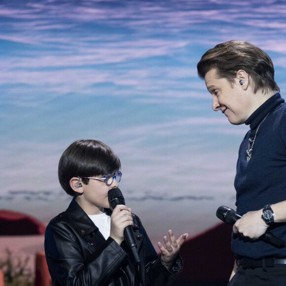 Exclusif - Benabar, Gabriel - Enregistrement de l'émission "Ce soir on chante pour l'Unicef - Urgence Ukraine", au Dôme de Paris et diffusée le 5 avril sur W9 © Cyril Moreau / Bestimage