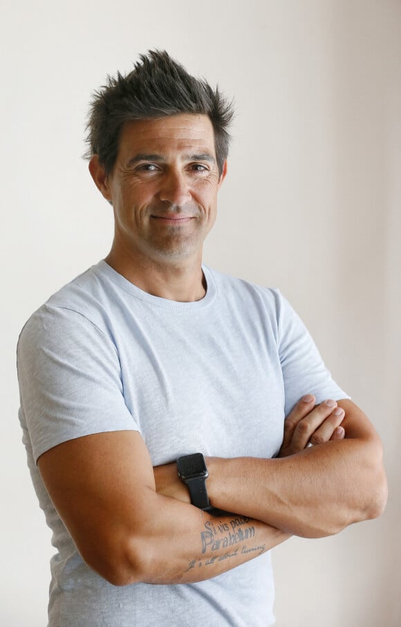 Exclusif - Rendez-vous avec Jean-Pascal Lacoste (Habillé par American Vintage) à Saint-Jean-de-Luz. Le 10 juillet 2020 © Patrick Bernard / Bestimage