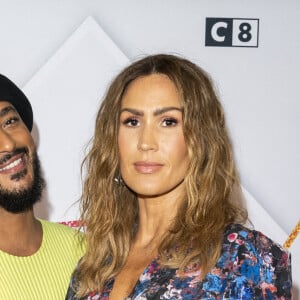 Vitaa et Slimane - Photocall et Backstage de l'événement musical "RFM Music Show" édition spéciale pour les 40 ans de la célèbre radio au Palais des Sports de Levallois-Perret et avec le retour des lives. © Veeren Ramsamy - Pierre Perusseau / Bestimage