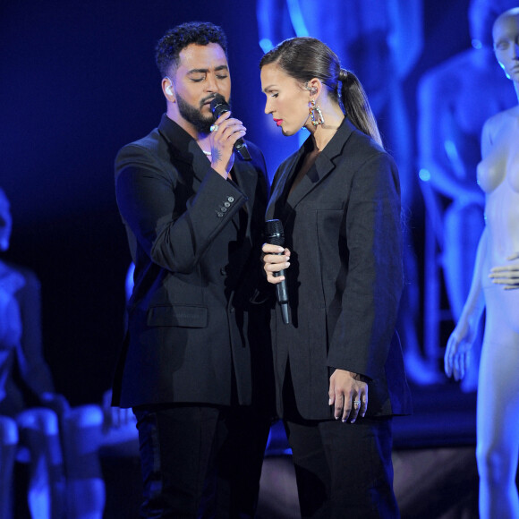 Exclusif - Vitaa et Slimane - Enregistrement de la 2ème partie de soirée de l'émission "La Chanson secrète 9" à la Seine musicale à Paris © Gaffiot-Moreau / Bestimage 