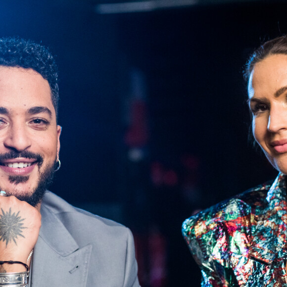 Exclusif - Backstage - Slimane et Vitaa - Enregistrement de l'émission "Tous ensemble pour la musique" pour la fête de la musique 2020 à l'AccorHotels Arena à Paris le 18 juin 2020. © Cyril Moreau / Veeren Ramsamy / Bestimage 