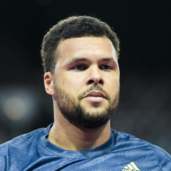 Jo Wilfried Tsonga - Tennis : Open Sud de France à Montpellier le 22 février 2021. © JB Autissier / Panoramic / Bestimage