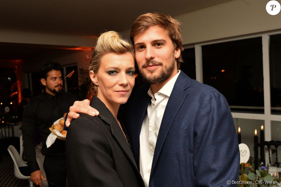 Céline Sallette et son compagnon Philibert Dechelette - Dîner Dior