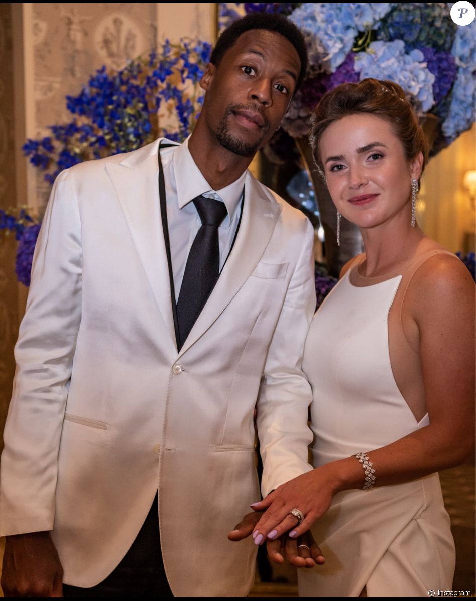 Gael Monfils et sa compagne Elina Svitolina