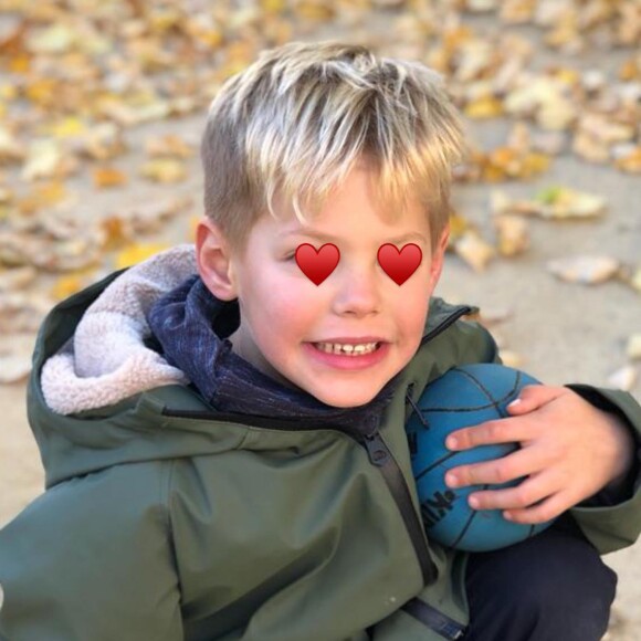 Alek, le fils de Nikola Karabatic et Géraldine Pillet.
