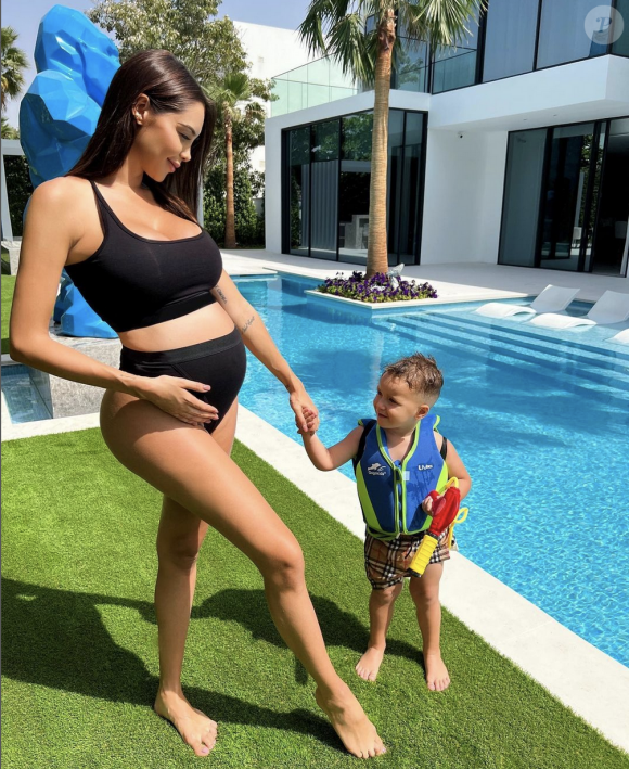 Nabilla est actuellement enceinte de son deuxième enfant, 2 ans après la naissance de son aîné Milann - Instagram