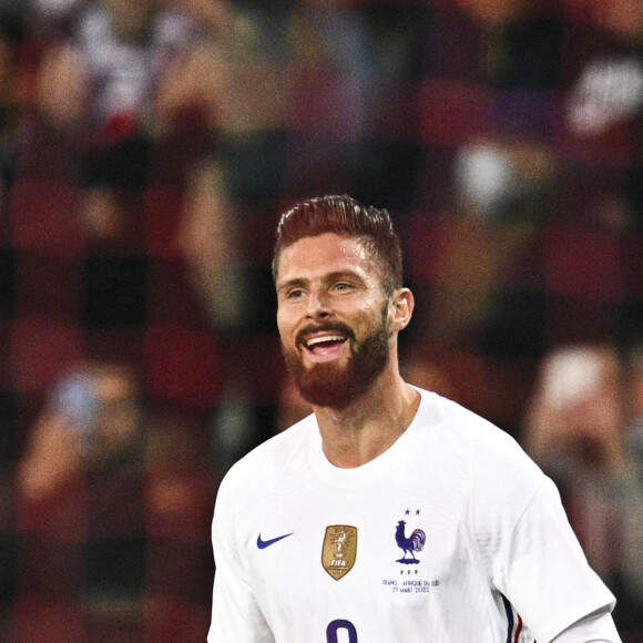 Olivier Giroud (Fra) - L'équipe de France bat l'Afrique du Sud 5 à 0 lors d'un match amical au stade Pierre Mauroy à Villeneuve d'Ascq le 29 mars 2022. © JB Autissier /Panoramic/Bestimage