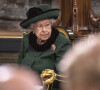 La reine Elisabeth II d'Angleterre - Service d'action de grâce en hommage au prince Philip, duc d'Edimbourg, à l'abbaye de Westminster à Londres.