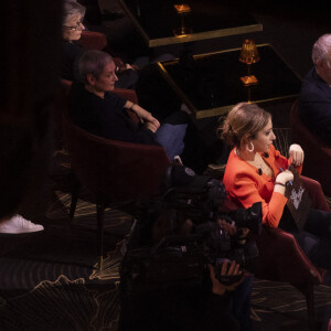 Exclusif - Léa Salamé, Laurent Ruquier - Sur le plateau de l'émission OEED (On Est En Direct) présentée par L.Salamé et L.Ruquier - Paris le 09/04/2022 - © Jack Tribeca / Bestimage