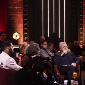 Exclusif - Laurent Ruquier - Sur le plateau de l'émission OEED (On Est En Direct) présentée par L.Salamé et L.Ruquier - Paris le 09/04/2022 - © Jack Tribeca / Bestimage