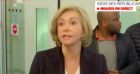 Prise de parole de Valérie Pécresse, candidate LR aux présidentielles, après sa défaite au premier tour du scrutin. Elle n'a pas réussi à dépasser la barre des 5% et sa campagne ne sera donc pas remboursée par l'Etat.