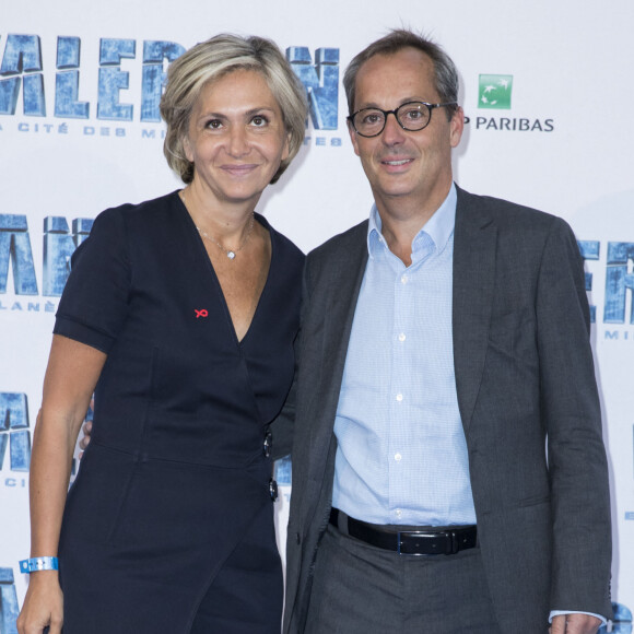 Valérie Pécresse et son mari Jérôme - Avant-première du film "Valérian et la Cité des mille planètes" de Luc Besson à la Cité du Cinéma à Saint-Denis, le 25 juillet 2017