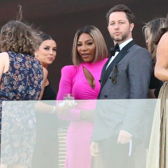 Serena Williams - Les invités lors de la cérémonie de mariage de Brooklyn Beckham et Nicola Peltz à Palm Beach en Floride le 9 avril 2021.