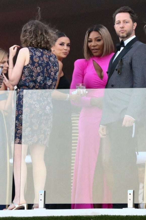 Serena Williams - Les invités lors de la cérémonie de mariage de Brooklyn Beckham et Nicola Peltz à Palm Beach en Floride le 9 avril 2022.