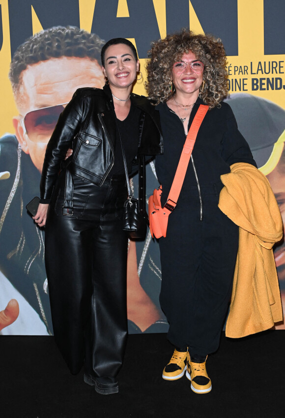 Hedia Charni et Zhina - Avant-première du film "Les Gagnants" au Grand Rex à Paris le 11 avril 2022. © Coadic Guirec/Bestimage