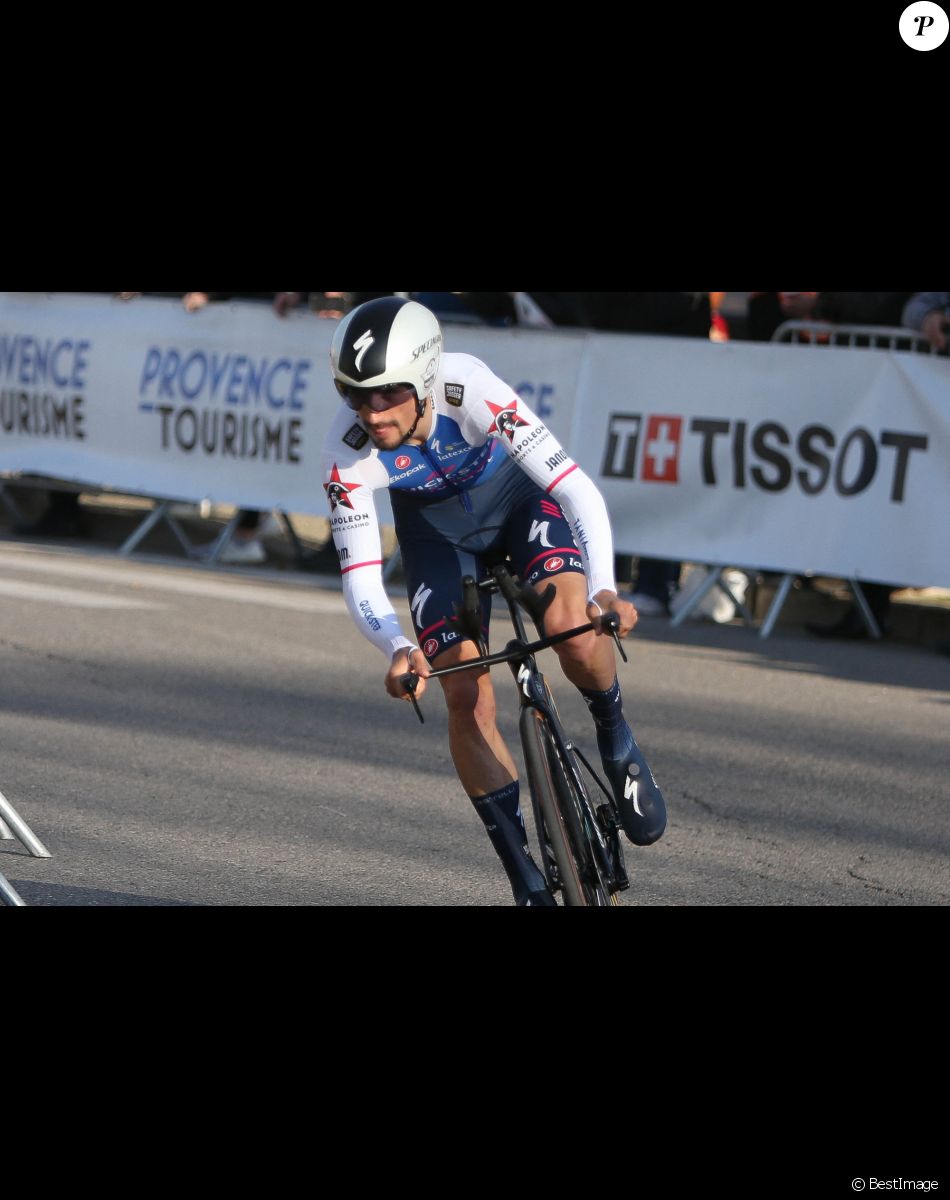 Julian Alaphilippe - Prologue du Tour de Provence 2022 à Berre-l'Etang, le 10 février 2022.