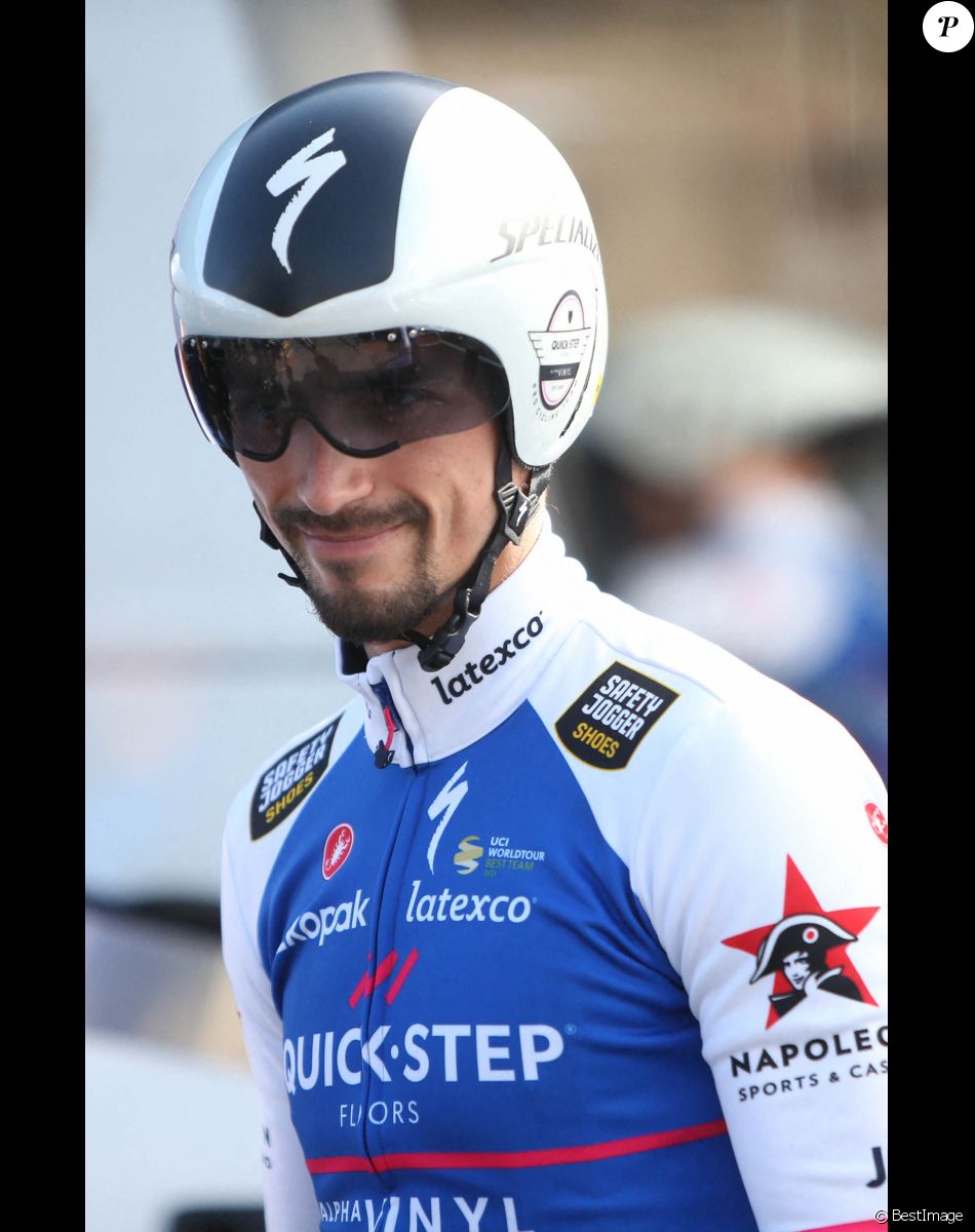 Julian Alaphilippe - Prologue du Tour de Provence 2022 à Berre-l'Etang, le 10 février 2022.