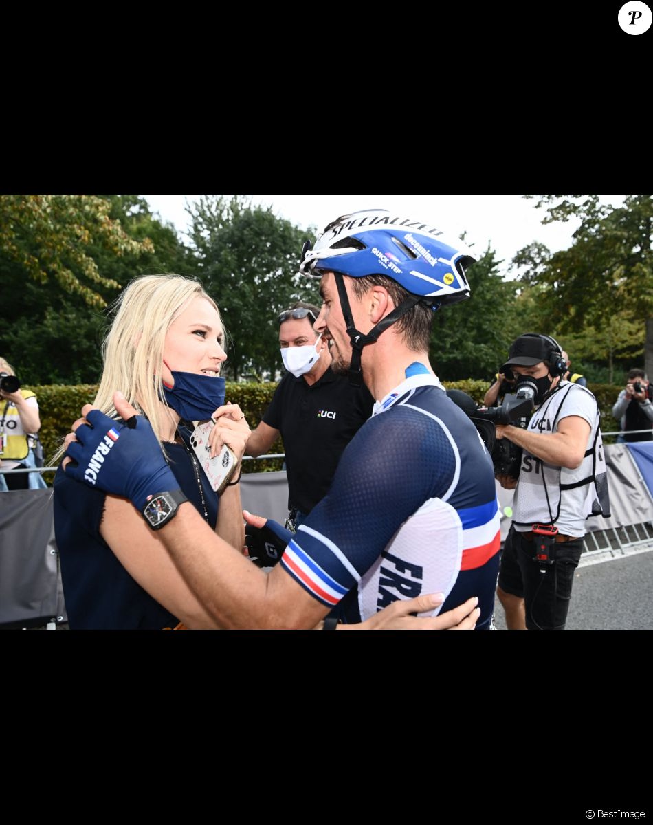 Julian Alaphilippe et Marion Rousse - Championnats du Monde UCI - Elite Hommes en Belgique.