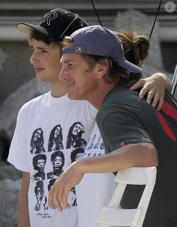 Sean Penn et son fils Hopper