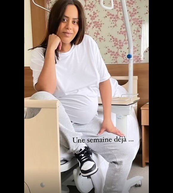 Amel Bent profite de la naissance de son troisième enfant, un petit garçon, et reste sans filtre @ Instagram / Amel Bent