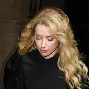 Amber Heard à son arrivée à la cour royal de justice à Londres, pour le procès en diffamation contre le magazine The Sun Newspaper, le 28 juillet 2020 