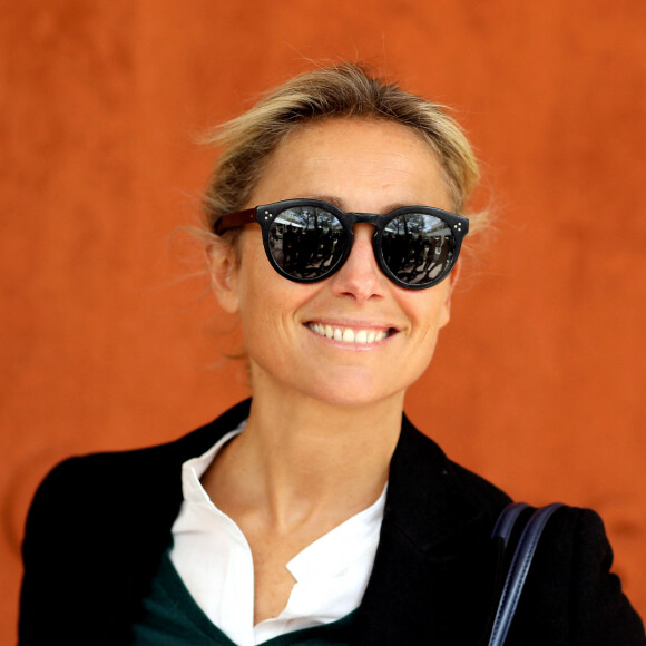 Anne-Sophie Lapix - Célébrités dans le village des internationaux de France de tennis de Roland Garros à Paris, France, le 8 juin 2019. ©Jacovides-Moreau / Bestimage