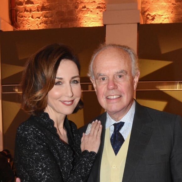 Exclusif - Elsa Zylberstein et Frédéric Mitterand - Gala annuel du "Casip-Cojasor" à l'Hôtel Salomon de Rothschild à Paris, le 12 novembre 2019.© Erez Lichtfeld/Bestimage 