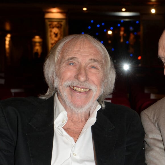 Pierre Richard et Michel Bouquet - Inauguration de la nouvelle statue de cire de Pierre Richard au Musée Grévin à Paris, le 19 novembre 2018. Près de 30 ans après sa première entrée au Musée Grévin, c'est la deuxième statue de l'acteur français qui rejoint le musée, après une première sculptée en 1981. © Veeren/Bestimage