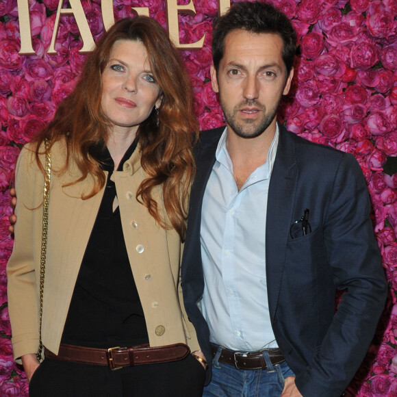 Gwendoline Hamon et Frederic Diefenthal- Paris - Soiree privee Piaget a l'Orangerie Ephemere dans le jardin des Tuileries 