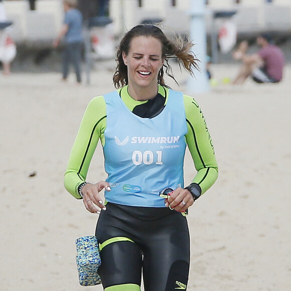 Exclusif - Laure Manaudou - La championne de natation L.Manaudou organise et lance la 1er édition de sa course, la "Swimrun" à Arcachon, France, le 23 juin 2019. © Patrick Bernard/Bestimage