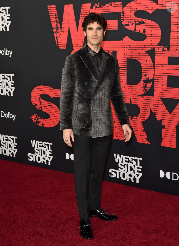 Darren Criss à la première de "West Side Story" au cinéma El Capitan à Los Angeles, le 7 décembre 2021. 
