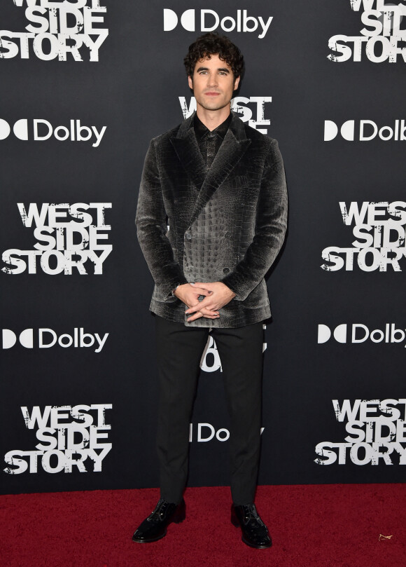Darren Criss à la première de "West Side Story" au cinéma El Capitan à Los Angeles, le 7 décembre 2021. 