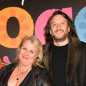 Valérie Damidot et son compagnon Régis Viogeat - Projection du nouveau film d'animation Pixar "Coco" au Grand Rex à Paris, le 14 novembre 2017. © Coadic Guirec/Bestimage
