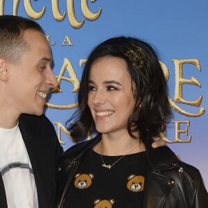 Alizée et Grégoire Lyonnet - Avant-première du film "Clochette et la Créature légendaire" au Gaumont Champs-Elysées à Paris, le 20 mars 2015. 