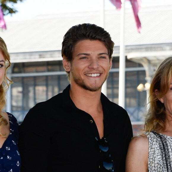 Heloïse Martin, Rayane Bensetti et Sylvie Testud - Photocall lors du 3ème jour du 9ème Festival du Film Francophone d'Angoulême. Le 25 août 2016 © Coadic Guirec / Bestimage 